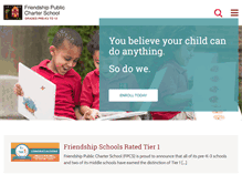 Tablet Screenshot of friendshipschools.org